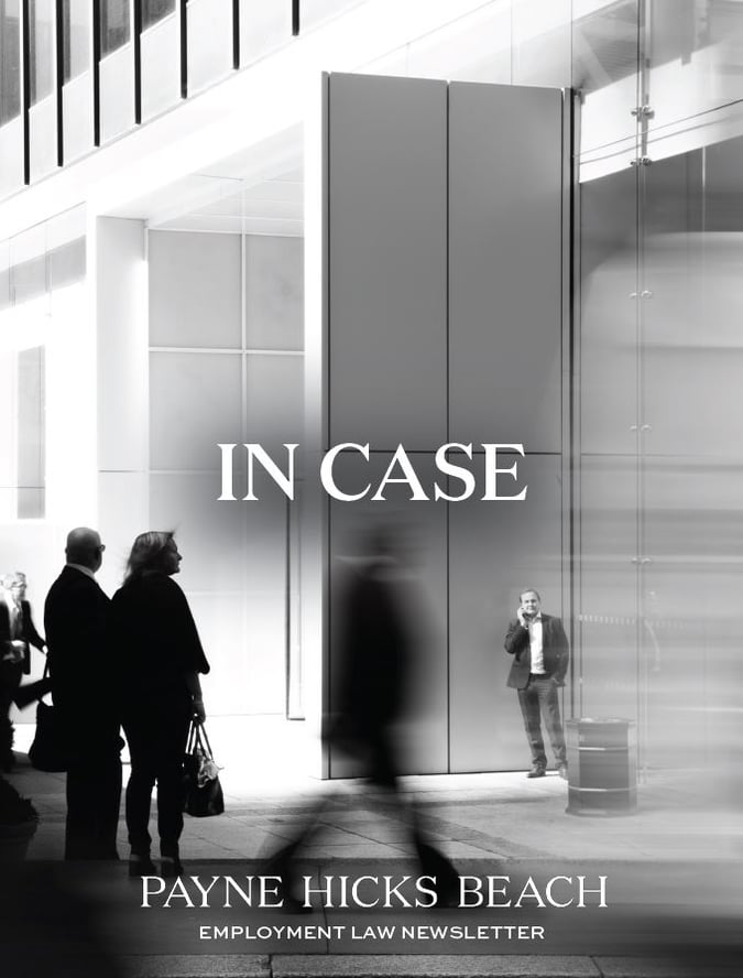 IN CASE Employment Law Newsletter Autumn 2023